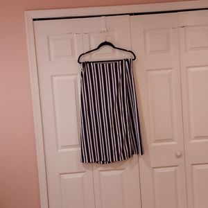 Zara Striped Gaucho Pants